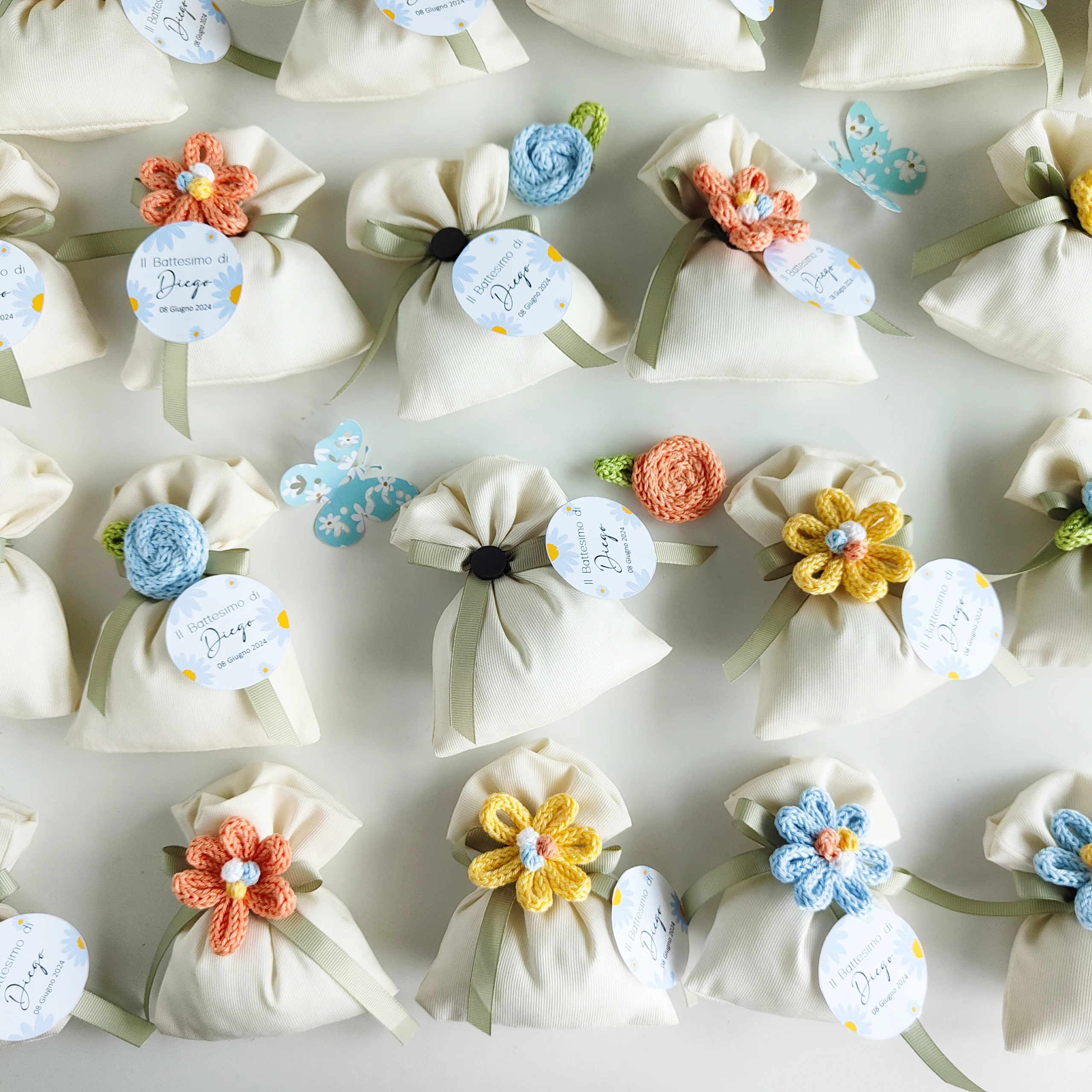 Sacchetto porta confetti con calamita - immagine 10