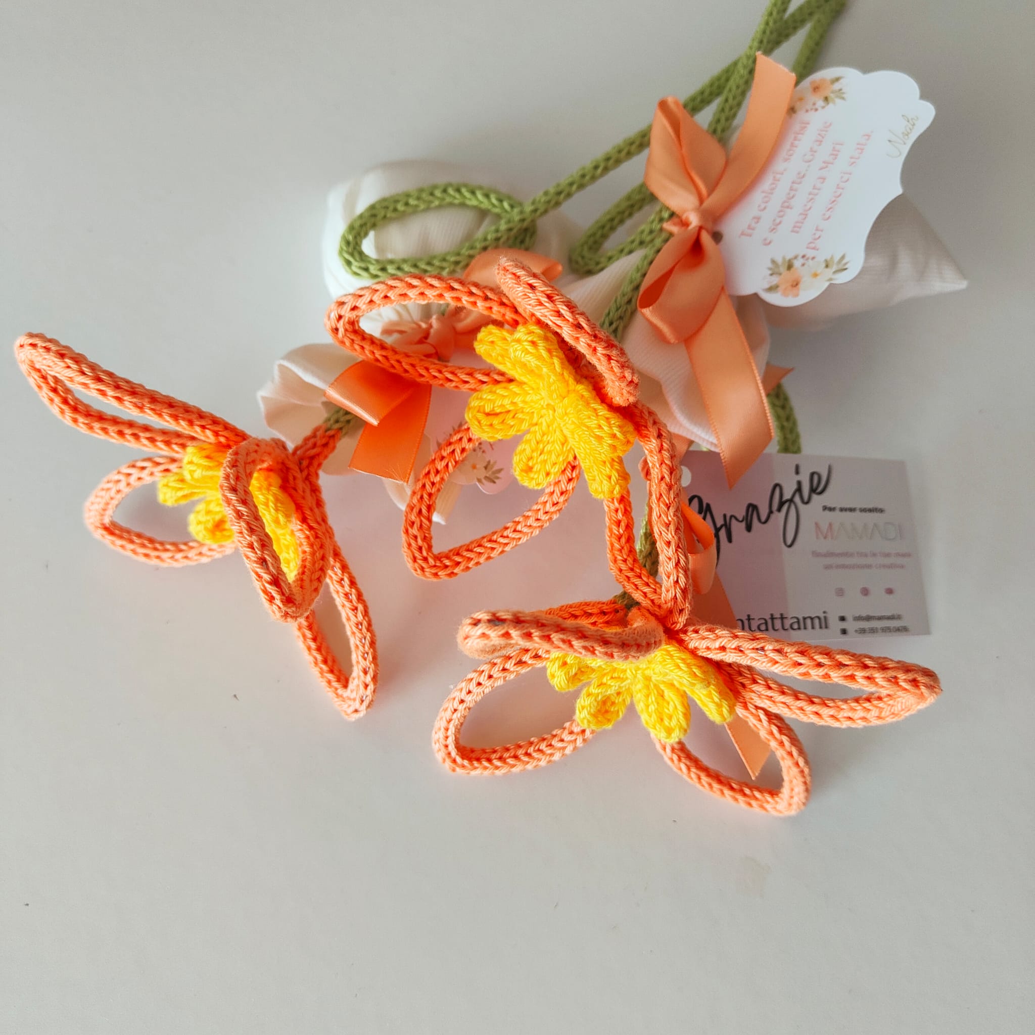 Fiore tricotin modello fantasia