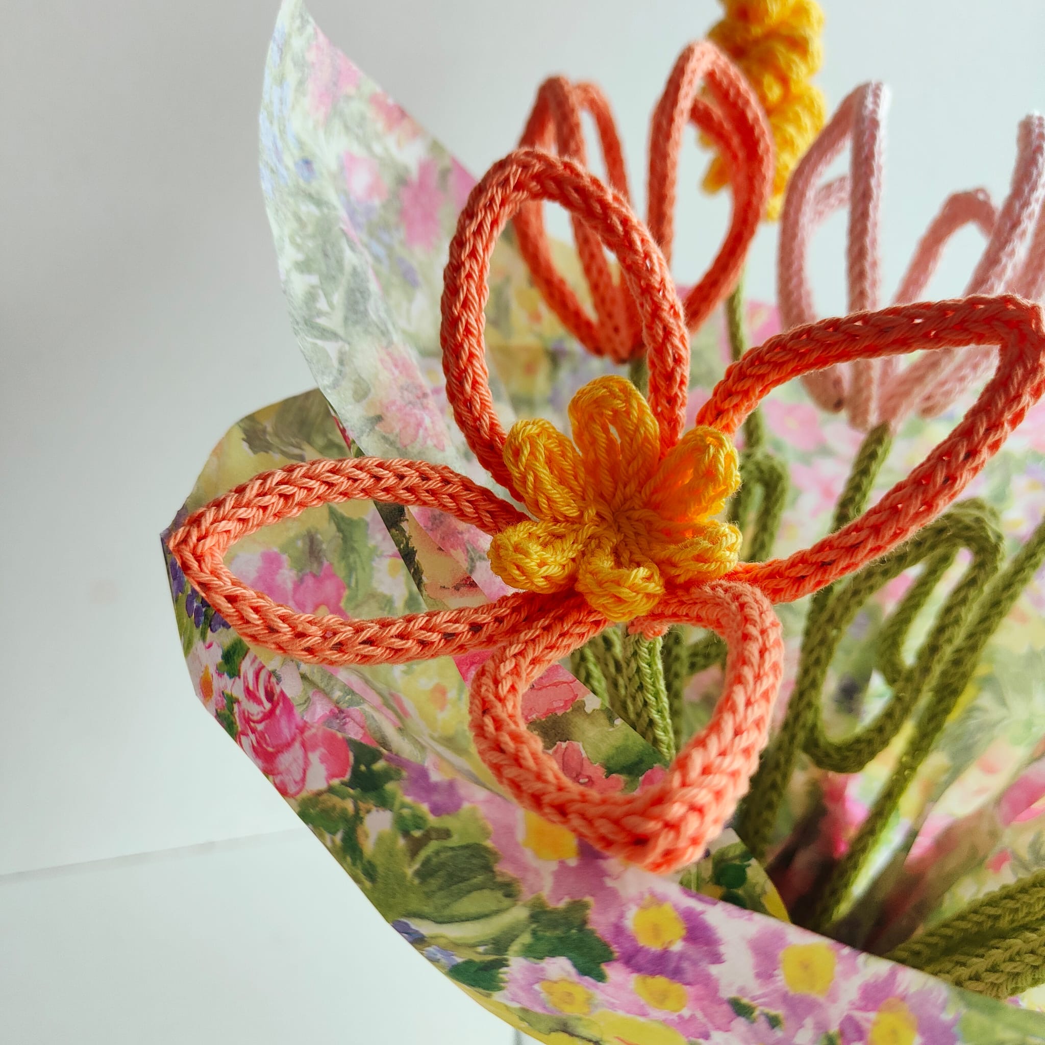 Fiore tricotin modello fantasia - immagine 5