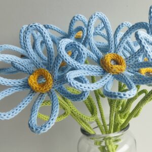 Bouquet margherite in tricotin personalizzato