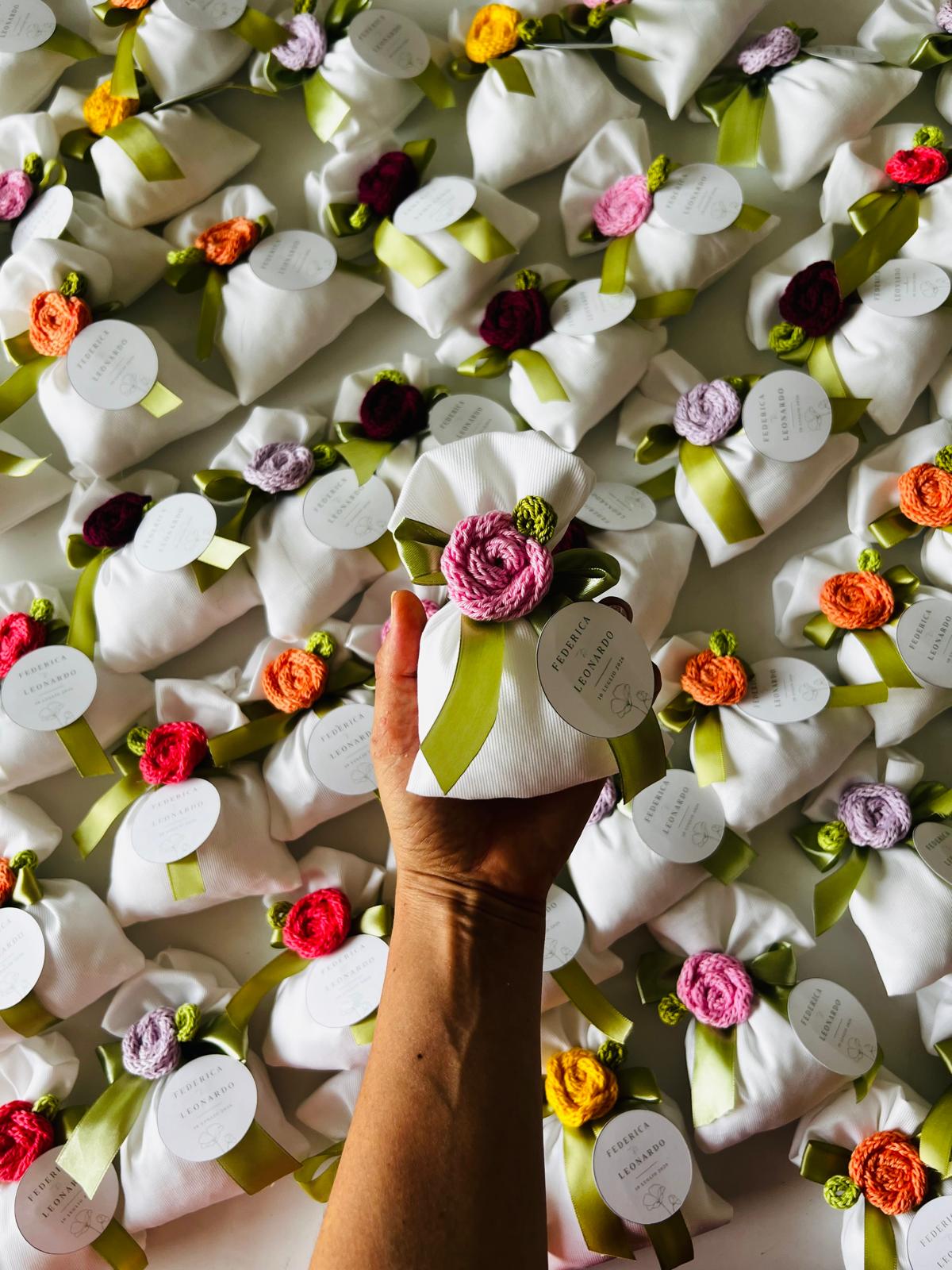 Sacchetto porta confetti con calamita - immagine 9